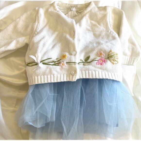 Vintage Gymboree "Sweet As Sugar" line 2004 Tutu Girl Dress and Matching Sweater - Picture 10 of 16